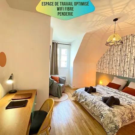 Le Corneille - Ideal Pros & Couples - Centre Historique - A Pied Chateau 5Min-Gare 10Min - Au Calme - Fibre - Parking Du Chateau Gratuit 5Min A Pied Compiegne